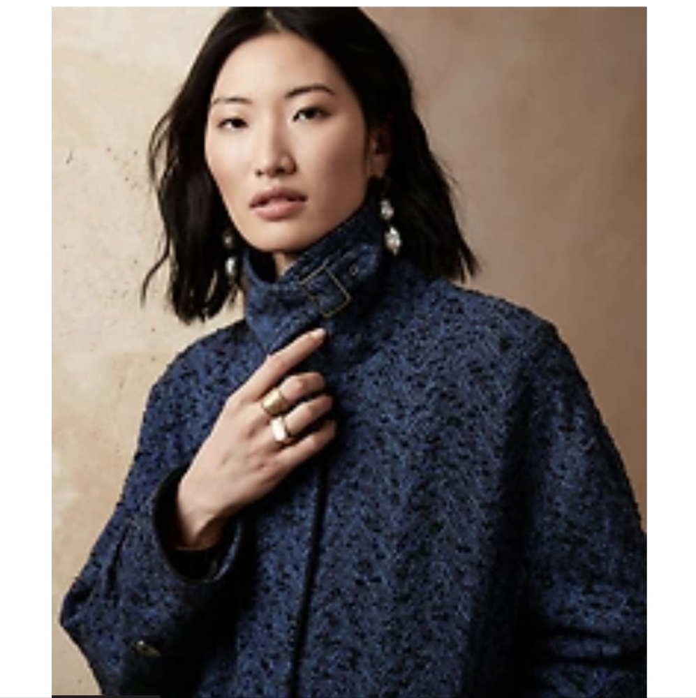 NWT Oversized Balmacaan jacket